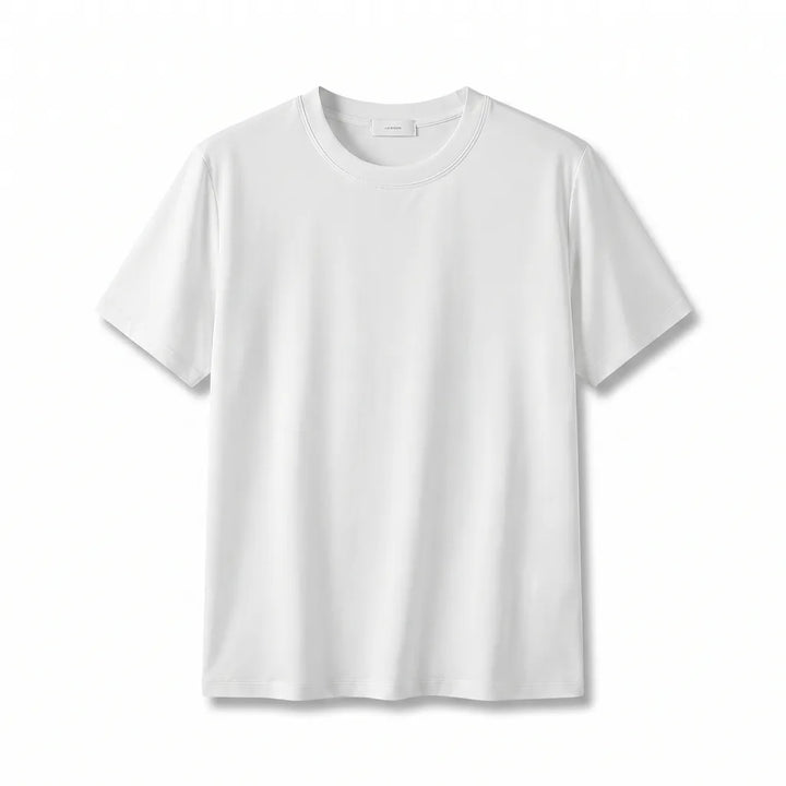 Tristan Silk Blend T-Shirt - Color:White;Size:S