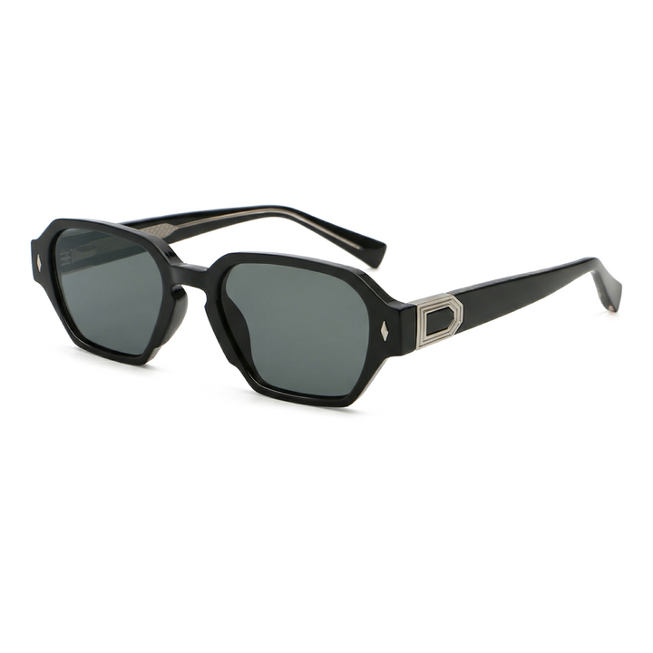 Velora Hexa Edge Shades - Color:Closs Black/Grey Lens