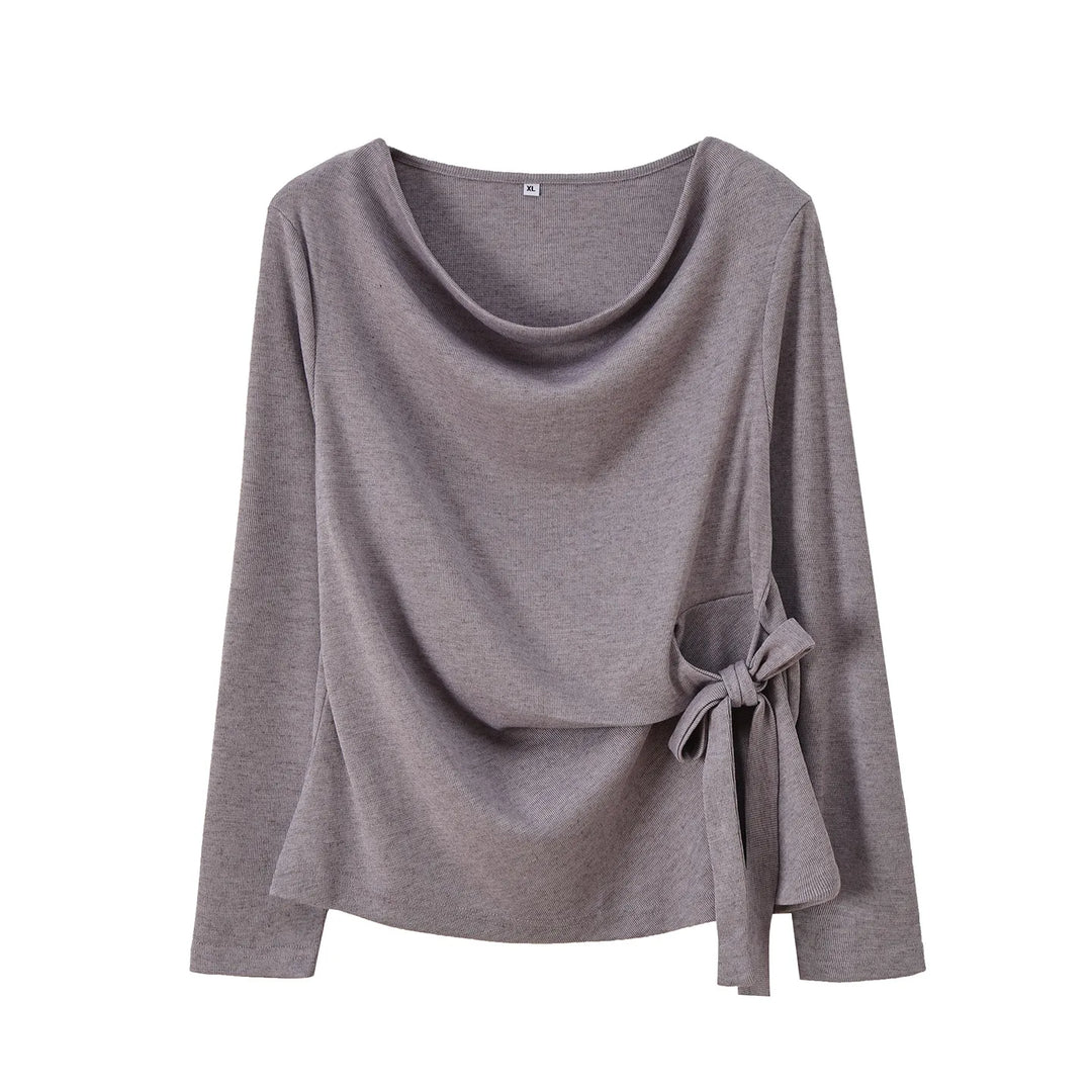 Victoria Blouse - Color:Gray;Size:M