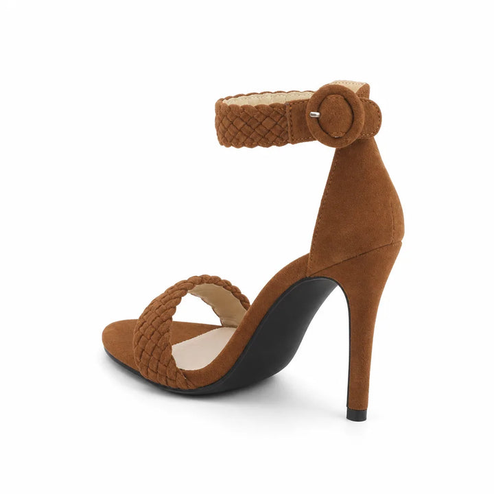 Women's Brown Astley Strappy Wedge Sandals