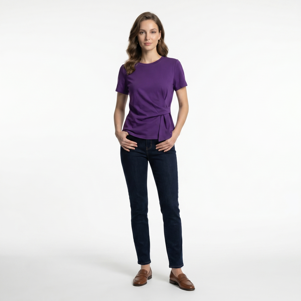 Alice Ribbed Detail Shirt