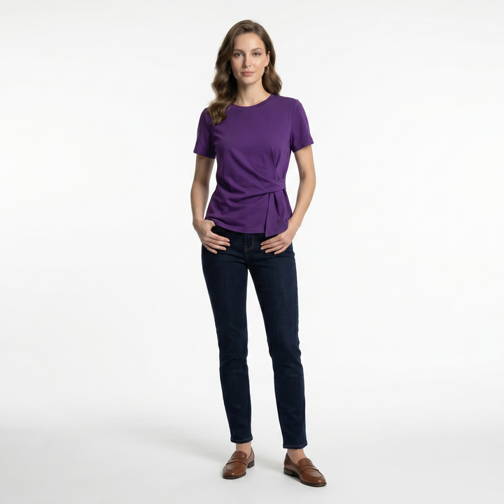 Alice Ribbed Detail Shirt