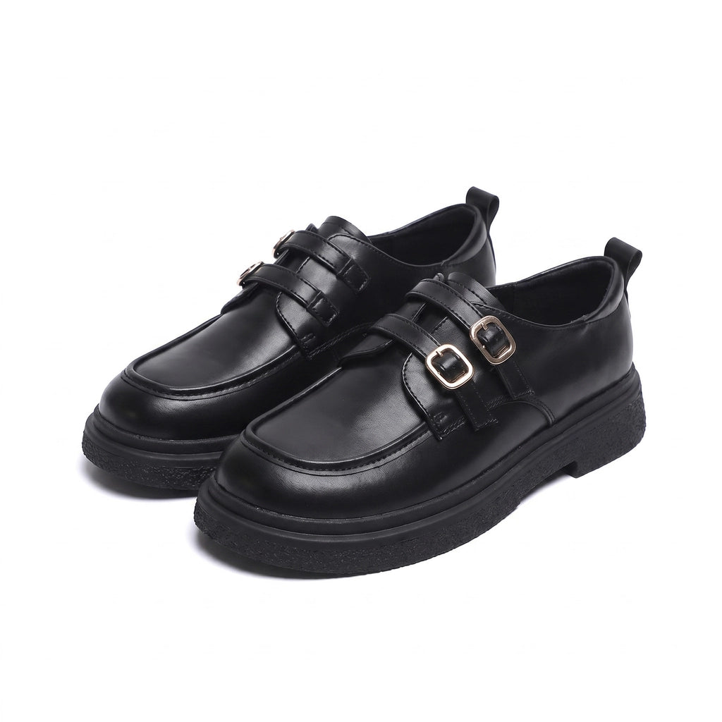 Vivian Lane Platform Loafers - Color:Black;Size:35