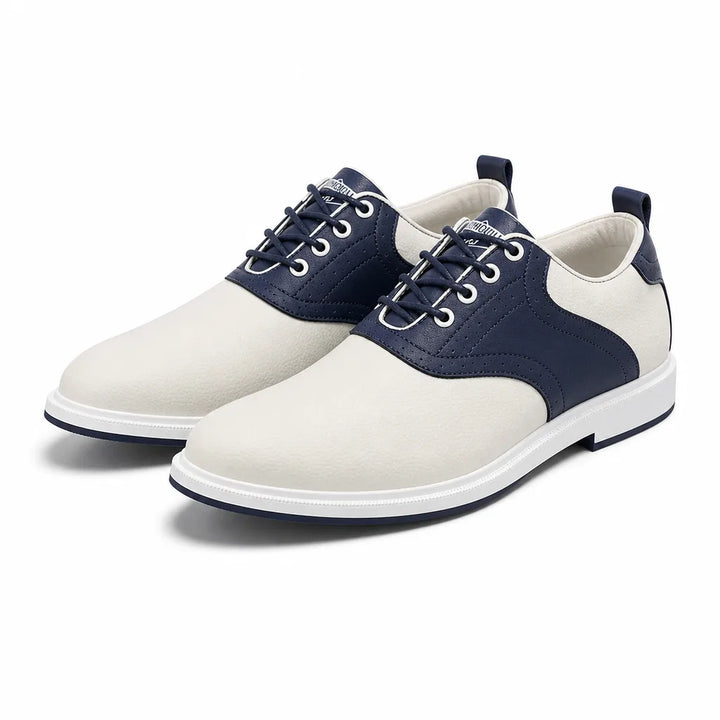 Warfield Golf Sneakers - Color:Beige Blue;Size:39