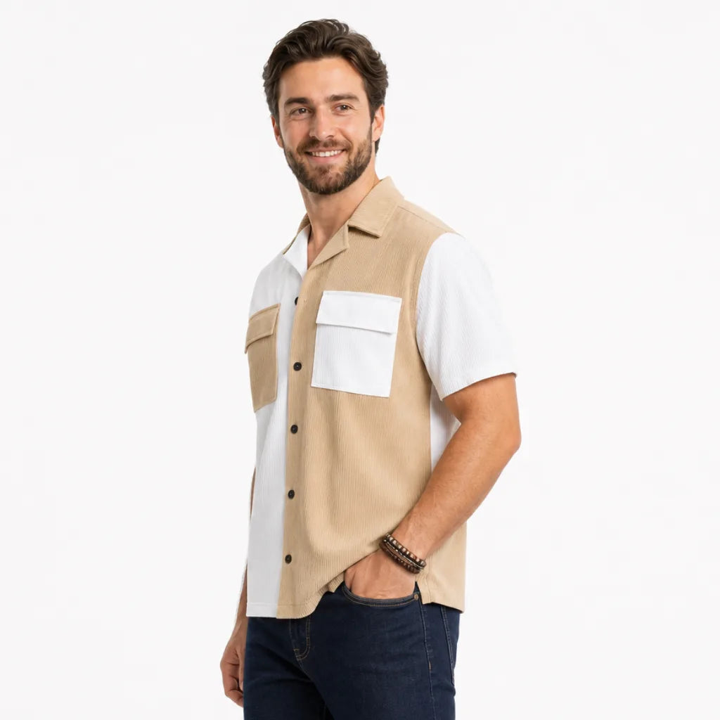 Men's Wesley Colorblock Pocket Shirt