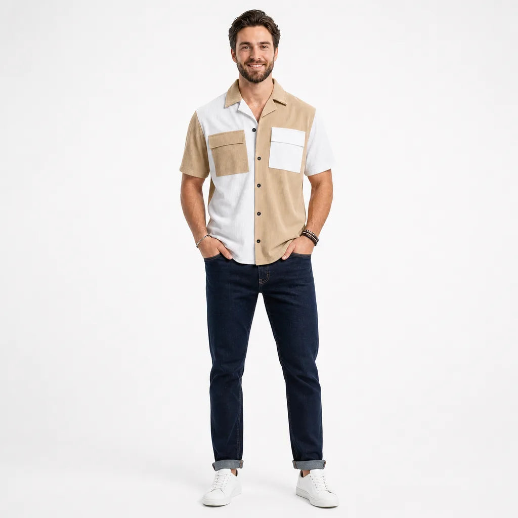 Men's Wesley Colorblock Pocket Shirt