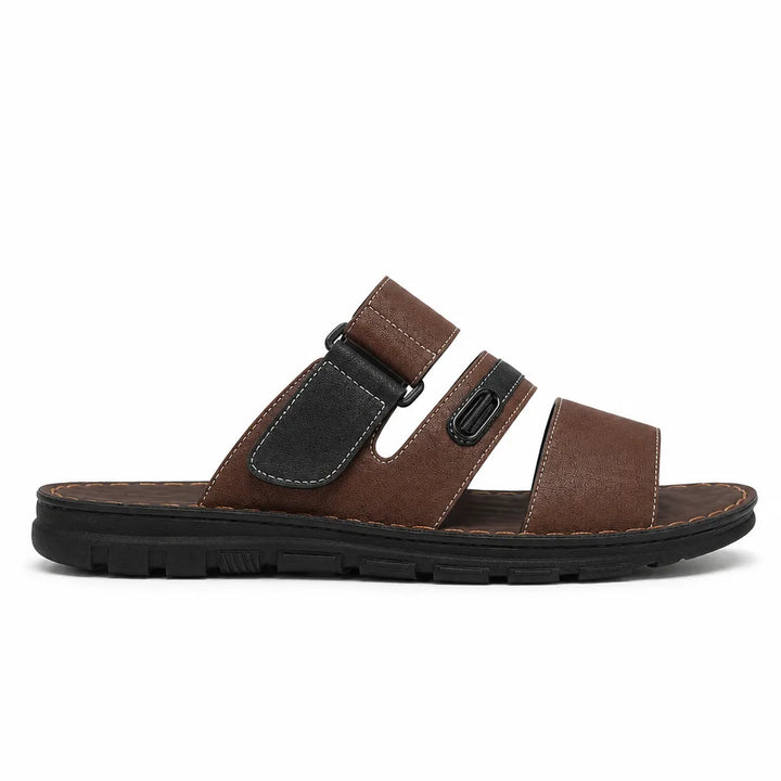 Men's Dark Brown Westcott Open Toe Slides