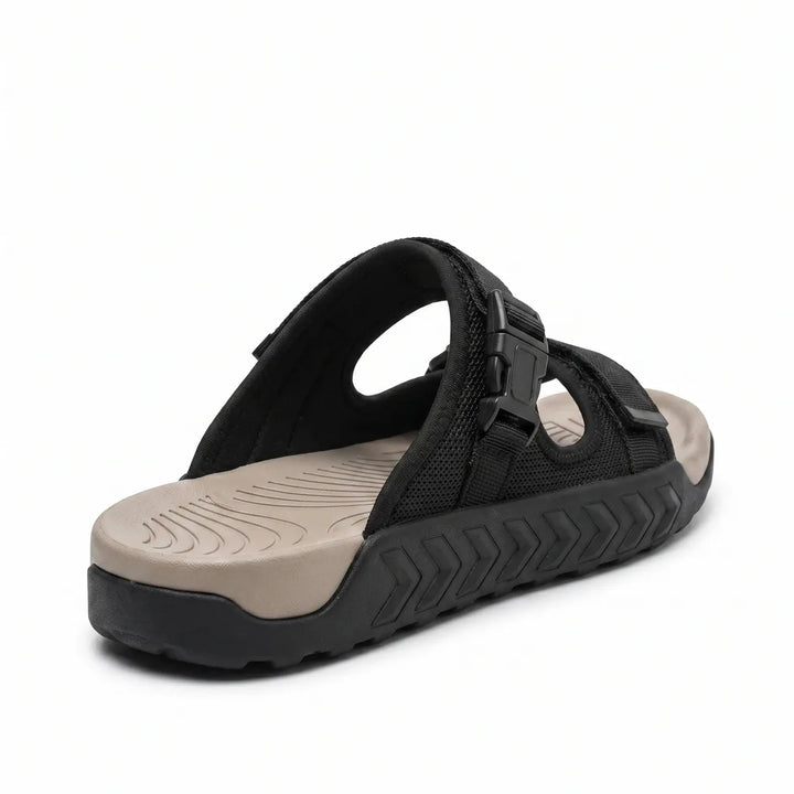 Men's Black Thornton Outdoor Slide Sandals