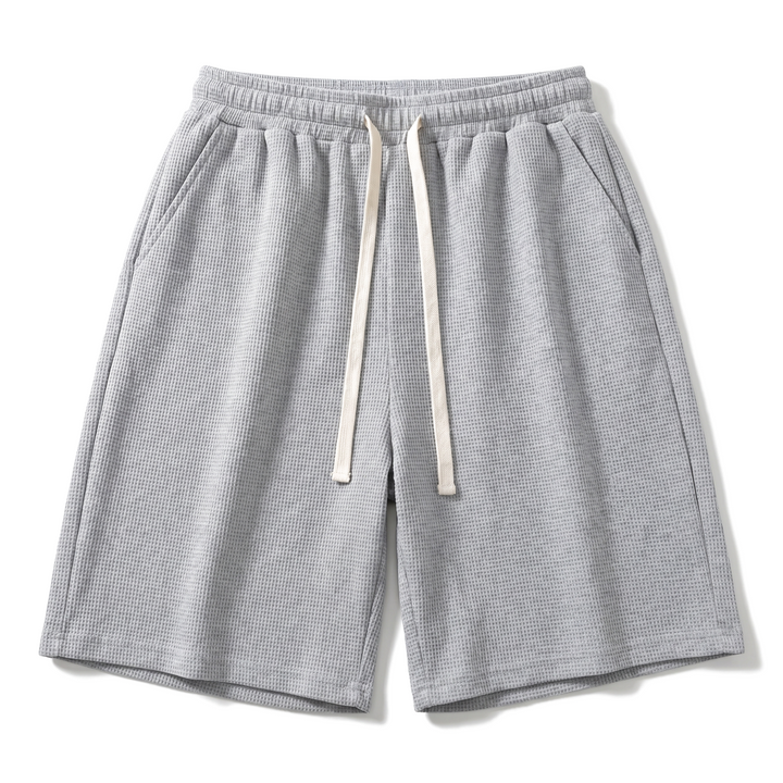 Weston Waffle Knit Shorts - Color:Gray;Size:S