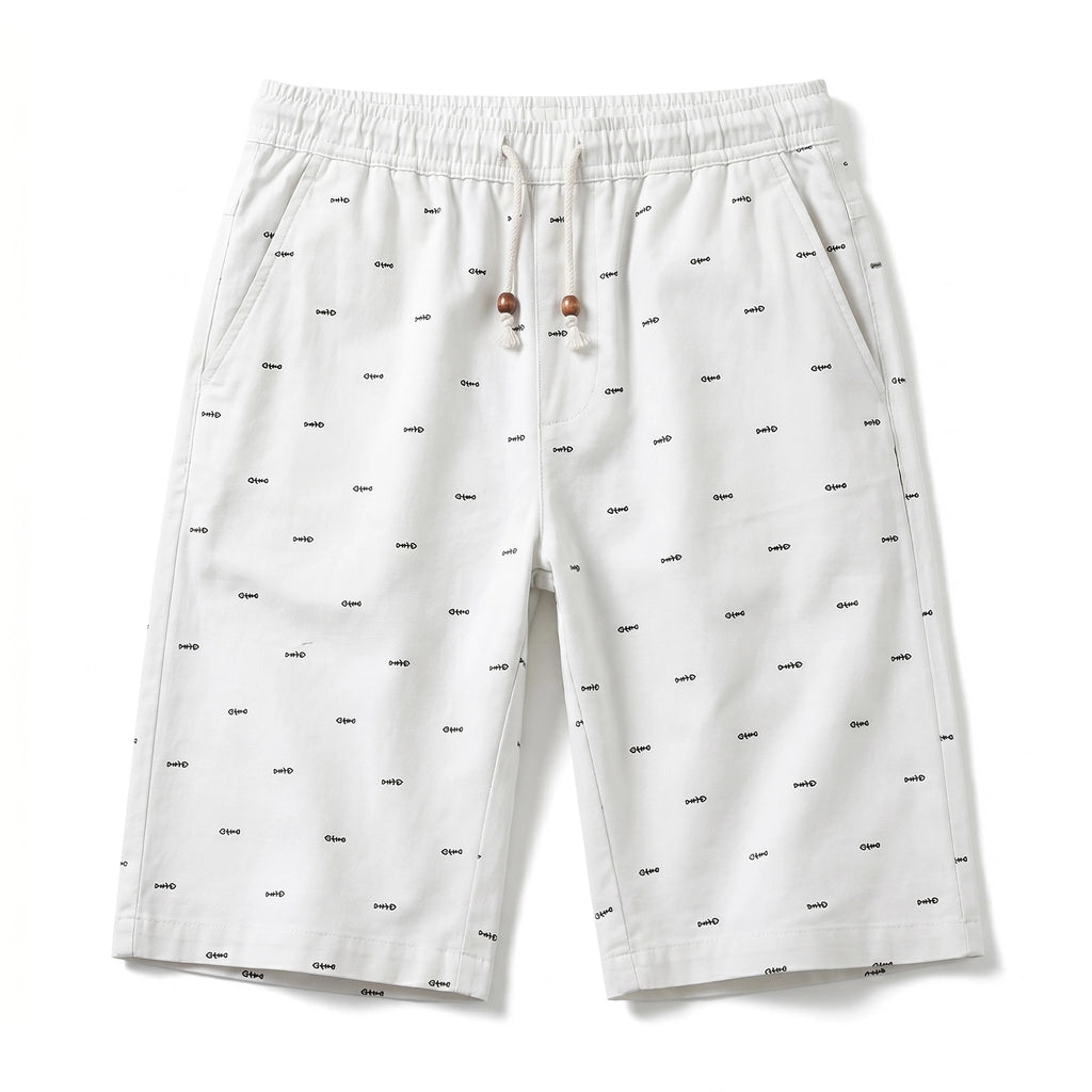 Gregory Cotton Chino Shorts - Color:White;Size:M