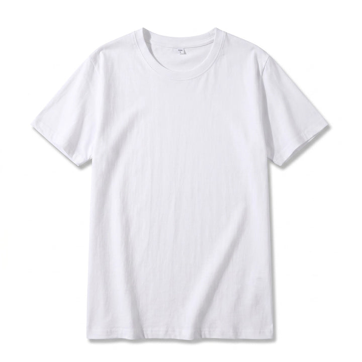 Mark Cotton Crewneck T-shirt  - Color:White;Size:XS