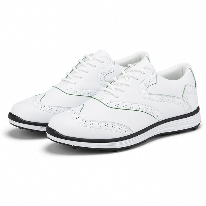 Graham Burns Brogue Sneakers - Color:White;Size:39