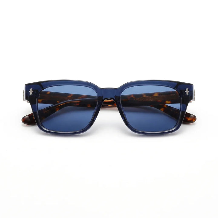 Men's Blue Ashby Square Frame Shades