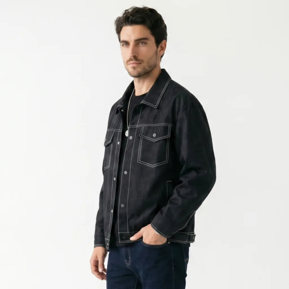 Men's Winona Stitched Lapel Jacket