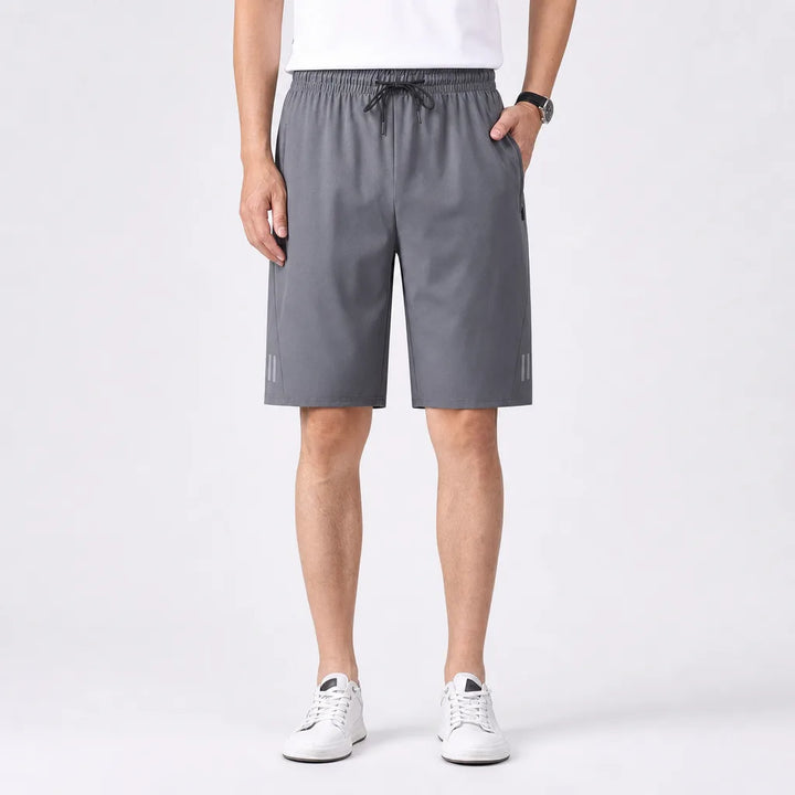 Men's Gray Holloway Relaxed Knee Shorts