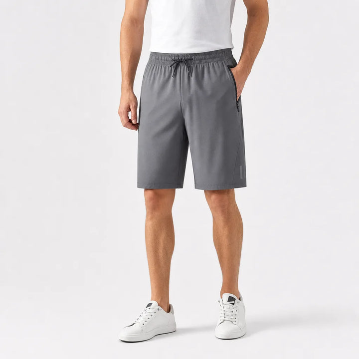 Men's Gray Holloway Relaxed Knee Shorts