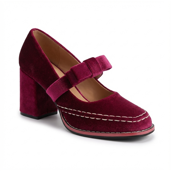 Alessia Velvet Loafers