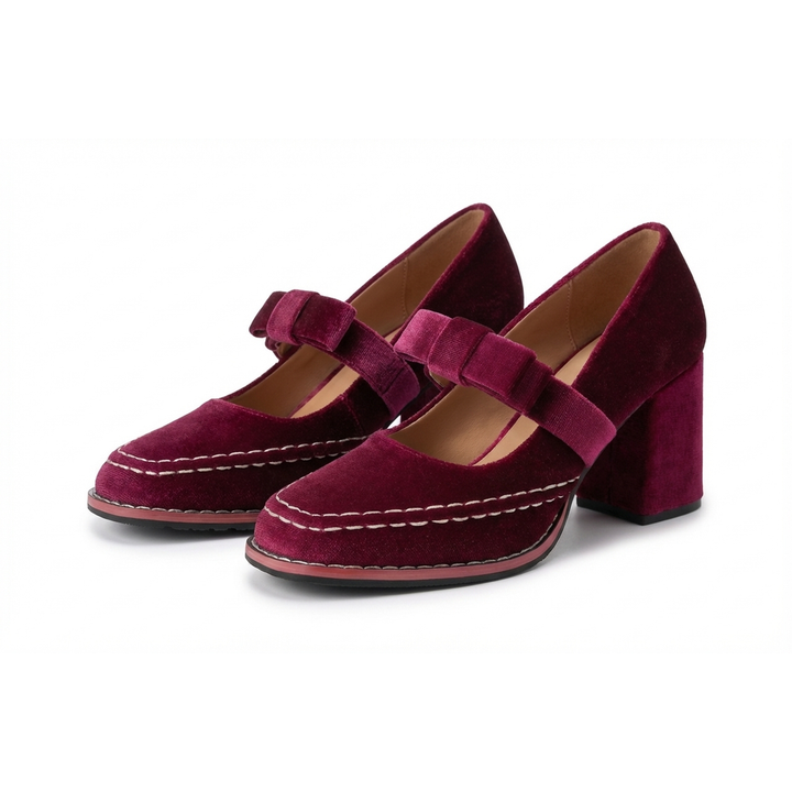 Alessia Velvet Loafers