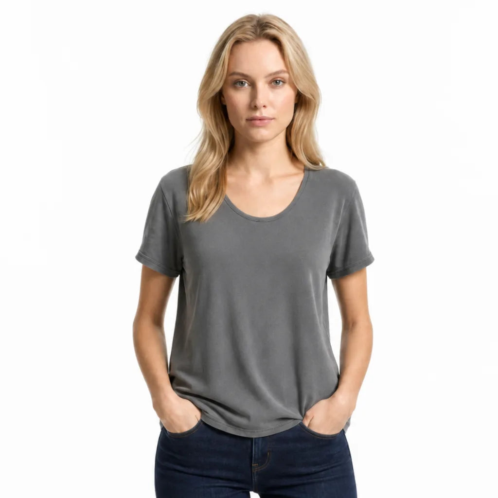 Women's Eggleston Asymmetric U Neck Tee