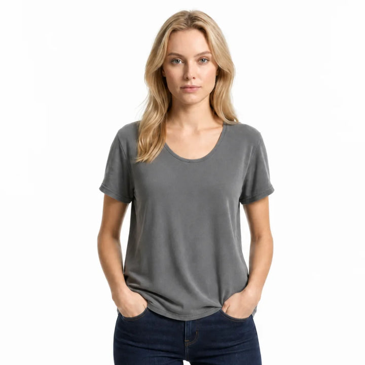 Women's Eggleston Asymmetric U Neck Tee