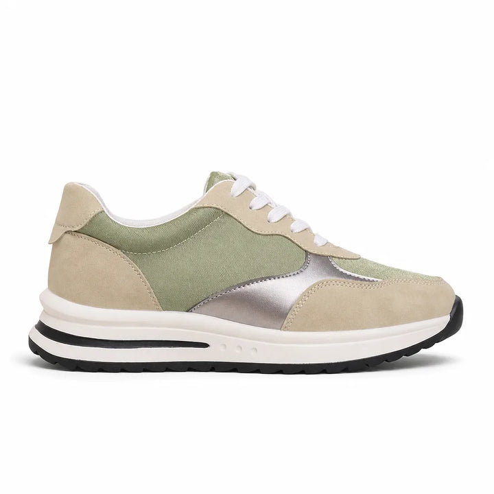 Women's Light Green Kirkland Platform Sole Sneakers