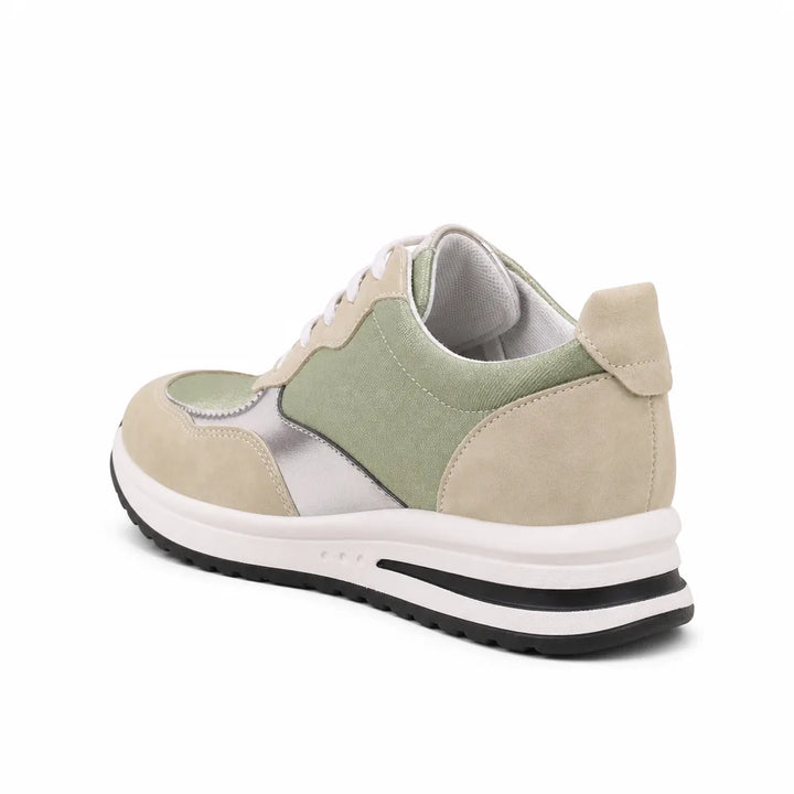 Women's Light Green Kirkland Platform Sole Sneakers